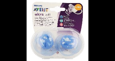 Philips Avent Fopspeen Soft Deco Boy 2 Stuks +6m