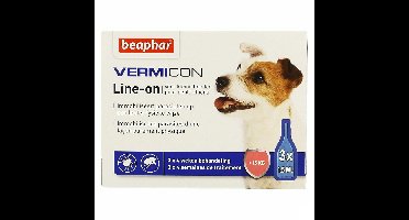Beaphar Vermicon Line-on Kleine Hond 3 X 1,5 Ml