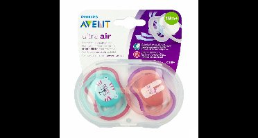 Philips Avent Fopspeen Air Girl Tijger Konijn +18m