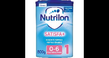 Nutrilon Satisfa+ 1 Ingedikte Zuigelingenmelk 0-6 Maanden Poeder 800g