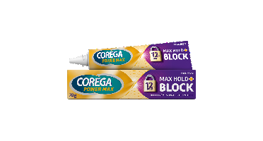 Corega Max Hold + Block Kleefcrème 70g