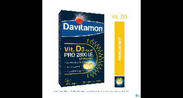 Davitamon Vitamine D3 Pro 2800 IU Vegan 24 Liquidcaps