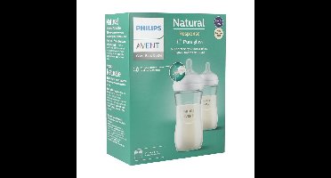 Avent Natural Response 3.0 Zuigfles Duo 2x240ml Glas