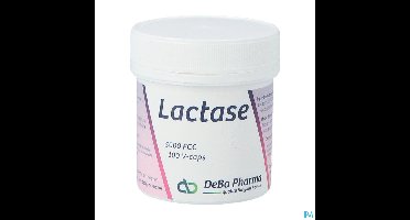 Deba Pharma Lactase 5000 FCC 100 Plantaardige Capsules