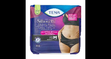 Tena Silhouette Plus Noir Lage Taille M 12 780203