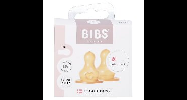 Bibs Zuigfles Spenen Latex Duopack M