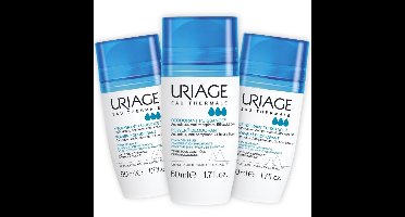 Uriage Power3 Deodorant 24u Roll On 3 x 50ml Promopakket