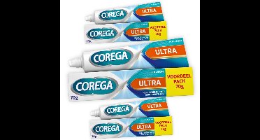 Corega Ultra Kleefcrème 3 x 70g Promopakket