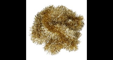 1x decoris kerstslinger-guirlande - goud - glanzend lametta - 270cm