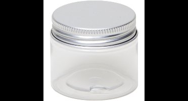 1x Kunststof mini weckpot/inmaakpot 50 ml met schroefdeksel - Action products