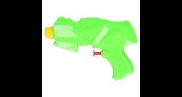 1x Mini waterpistolen/waterpistool groen van 15 cm kinderspeelgoed