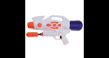 1x Waterpistolen/waterpistool wit van 47 cm kinderspeelgoed