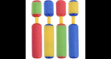 1x Waterpistool/waterpistolen van foam 15 cm