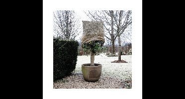 2x Plantenhoes jute naturel 1,5 m x 125 cm anti-vorst