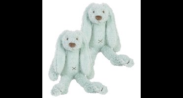 2x stuks happy Horse knuffel konijn Richie mint 28 cm