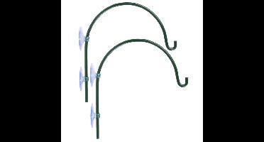 2x stuks raamhaak voor vogelvoer 16 cm
