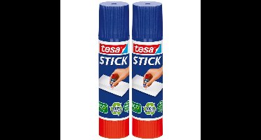 2x Tesa lijmstift 10 gram hobby/knutselbenodigdheden