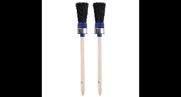 2x Verfkwast rond D 2,5 x 23 cm