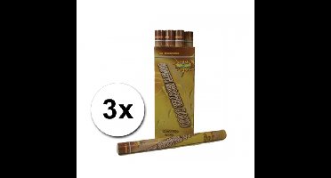3 confetti shooters 60 cm goud