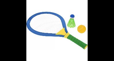 4-delige tennis/badminton set groot - Action products