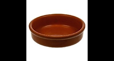 4x Creme brulee bakjes/schaaltjes terracotta 7 cm - Action products