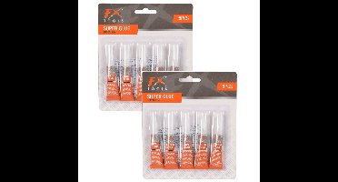 4x stuks hobby superlijm tube 5x 3 gram op blister