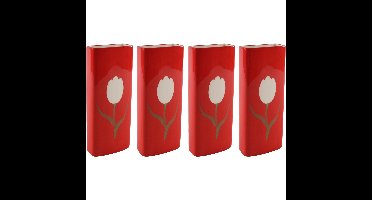 4x Stuks Radiatorbak luchtbevochtiger/waterverdamper porselein 20 x 8 cm