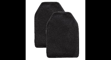 5Five Wijnfles koeler/koelelement hoes - Set van 2x stuks - zwart - 22 cm - Flessenkoeler - Wijnkoel