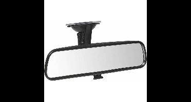 Achteruitkijkspiegel met zuignap - universeel - 21 x 5,6 cm - binnen spiegel