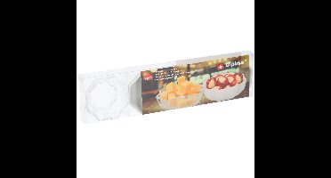 Alpina amuse tapas serveerschaaltjes - Set van 4x stuks - Keuken - Serveerschaaltjes - Snacks