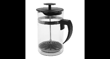 Alpina Cafetiere French Press koffiezetter - RVS - 1 liter - Koffiezetapparaat voor verse koffie