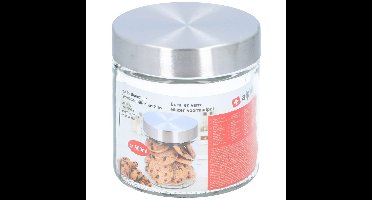 Alpina luxe voorraadpot - voorraadbus - 500 ml - 12 cm - glas - voedel bewaren