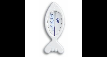 Bad thermometer - vis - wit - kunststof - analoog - baby en kind