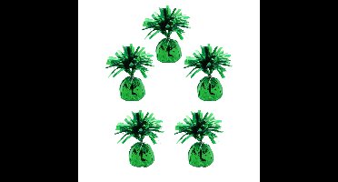 Ballon gewichtjes - 10x - groen - 170 gram - gewichtjes voor helium ballontrosjes