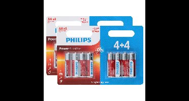 Batterijen Philips - 16x stuks - AA/Penlites - Alkaline