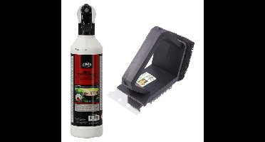 BBQ reinigingsset - barbecue schoonmaakborstel - reiniging spray