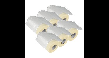 Benson Afdekfolie zelfklevend - 6x - transparant - 55 cm x 20 m - schilderbenodigdheden - afdekfolie