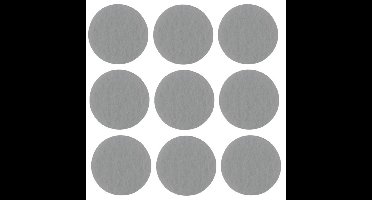 Benson Antikrasvilt - zelfklevend - 48x stuks - 1.9 cm - grijs - meubelviltjes