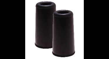 Benson Deurbuffers / deurstoppers - 2x - zwart - rubber - 75 x 40 mm - deurstop