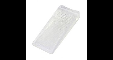 Benson Deurwig - 5x - flexibel rubber - 21 mm - stopper - transparant - deurstop