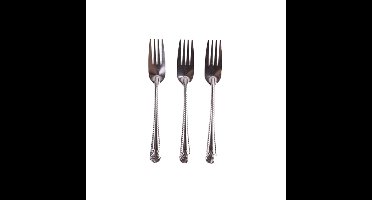Benson diner vorken - 3x - RVS - 19 cm - tafelbestek