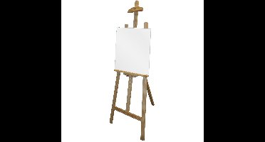 Benson houten schildersezel 140 cm met canvas doek 42 x 60 cm