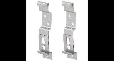 Benson Kentekenplaat klemmen - 2x stuks - RVS - nummerplaat bevestigen - aanhanger