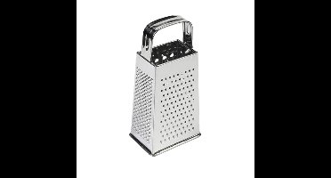 Benson Keuken rasp/kaasrasp - 18 cm - 4-zijdig - zilver - RVS