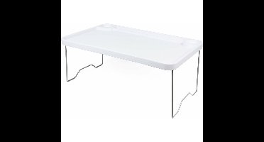 Benson Laptoptafel - opklapbaar - bed - dienblad - wit - 57 x 35 x 23 cm