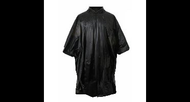 Benson Regenponcho - zwart - herbruikbaar - voor volwassenen - poncho