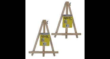 Benson Schildersezel voor op tafel - Set van 3x stuks - 24 cm - hout