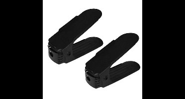Benson Schoenenopbergers - zwart - kunststof - 2x stuks