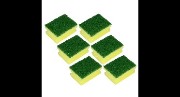 Benson Schuursponsjes - 6x stuks - met nagelbescherming - sterke reiniging