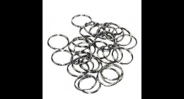 Benson Sleutelringen - 40x - metaal - 20 x 24mm / 20 x 30mm